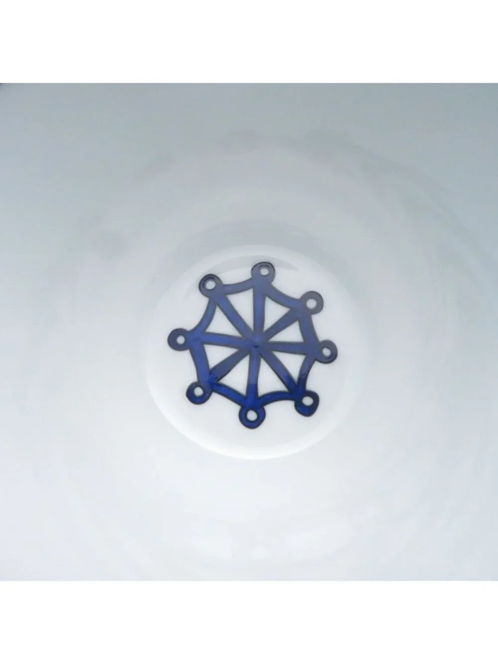 Hermes Blue Daiyu Large Bowl Set Deep Plate Discontinued Rare Luxury